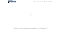Desktop Screenshot of enclavesecurity.com